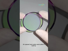 Luft-Spazierte Null-Ordnung Halbwellenplatte 355nm Hohe Schadensschwelle
